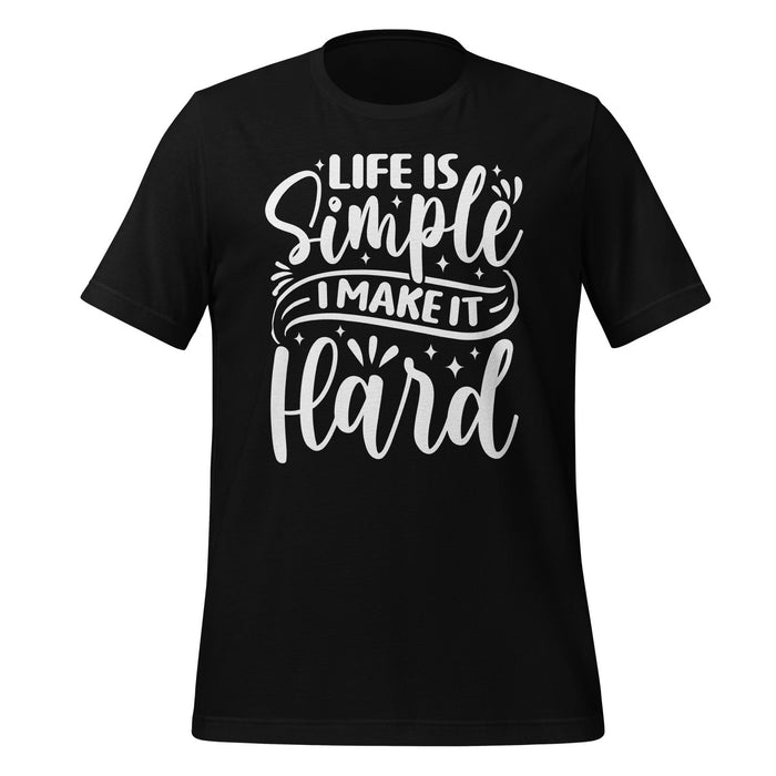 Life Is Simple T-Shirt Design – Unique Styles by BR Fashions