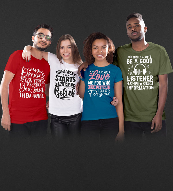 Create Your Unique Customized Unisex Shirts Today