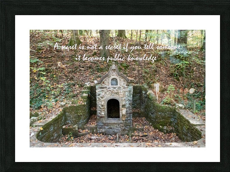A Secret - wall picture frames
