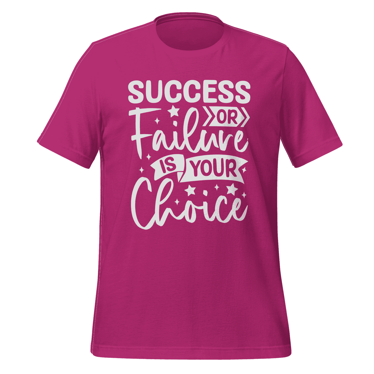 Success or Failure is Your Choice T-shirt  Motivational Tee by B&R Fashion LLC