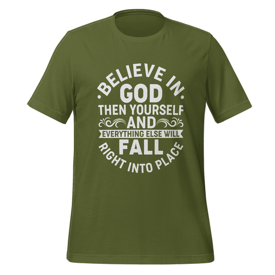 Believe in God T-Shirt – Faith Based Inspirational Tee for Everyday Wear