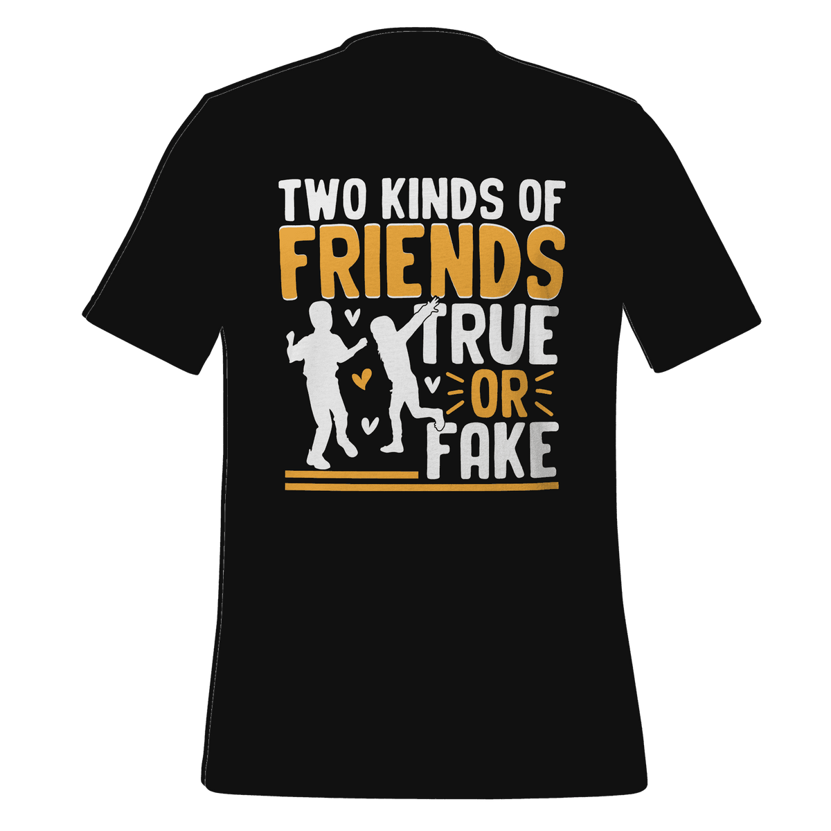 Two Kinds of Friends t-shirt design