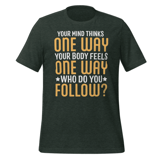 Who Do You Follow? t-shirt design