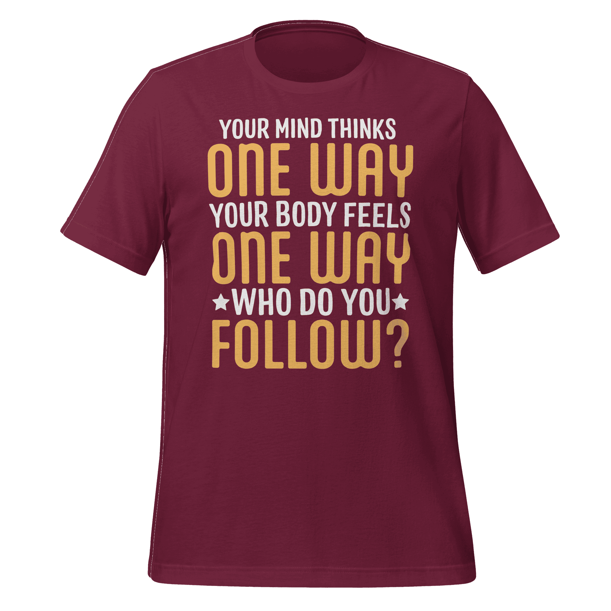 Who Do You Follow? t-shirt design