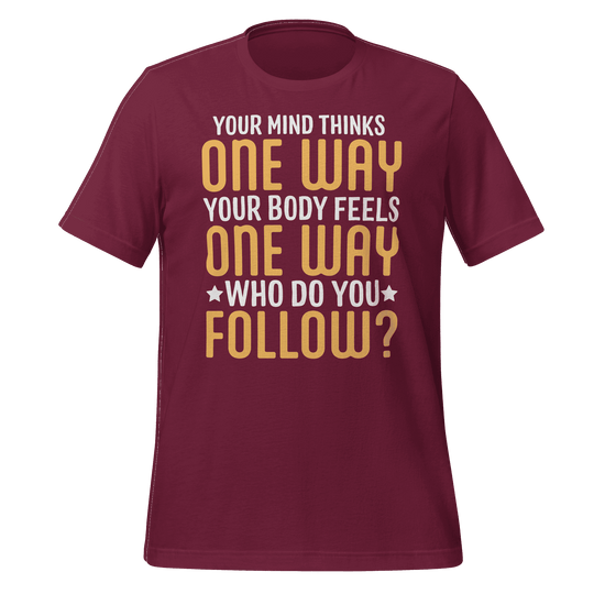 Who Do You Follow? t-shirt design