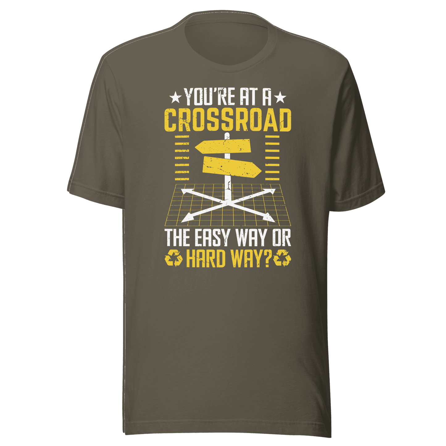Easy Way or Hard Way? t-shirt design 