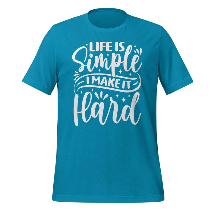 Life Is Simple T-Shirt Design – Unique Styles by BR Fashions