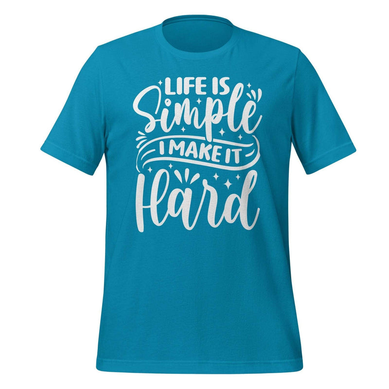 Life Is Simple T-Shirt Design – Unique Styles by BR Fashions