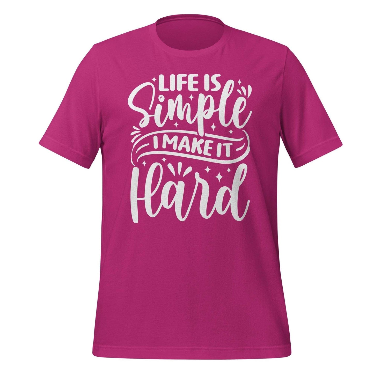 Life Is Simple T-Shirt Design – Unique Styles by BR Fashions