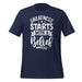 Greatness Starts with a Belief T-shirt Design