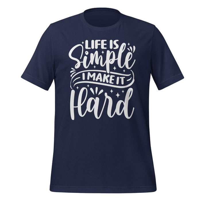 Life Is Simple T-Shirt Design – Unique Styles by BR Fashions