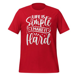 Life Is Simple T-Shirt Design – Unique Styles by BR Fashions