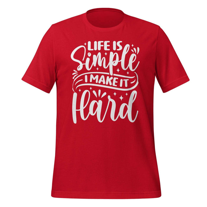 Life Is Simple T-Shirt Design – Unique Styles by BR Fashions